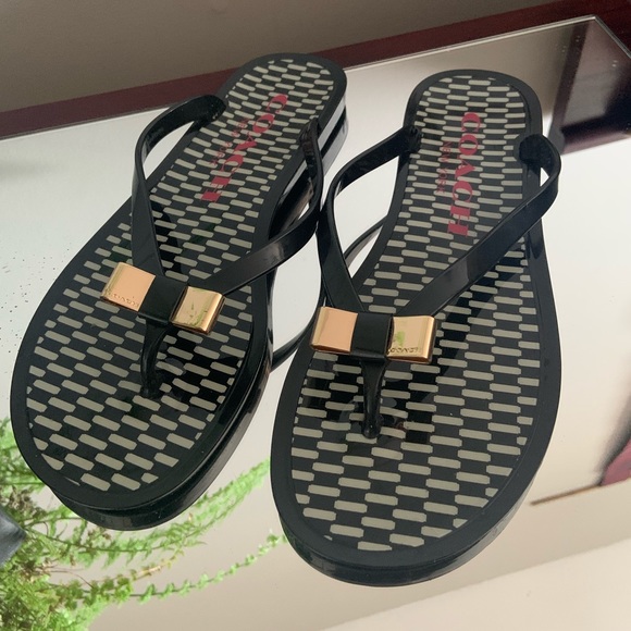 Coach Shoes - COACH flip flops